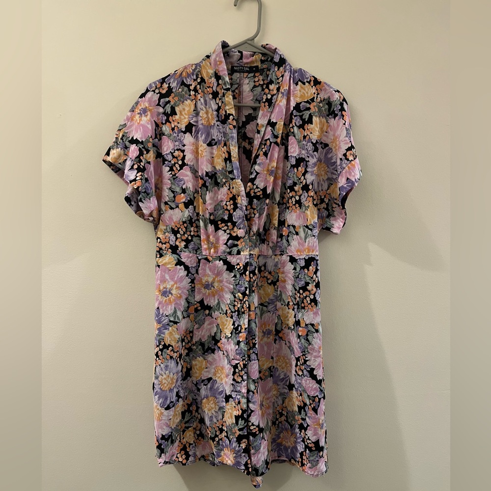 Vintage floral Nasty Gal mini dress